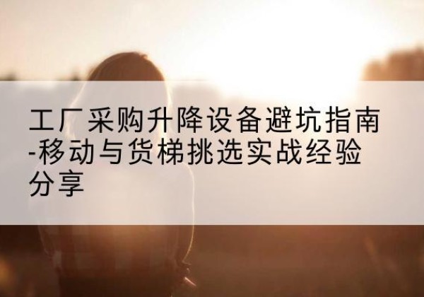 望花移动式升降机怎么选-工厂采购升降设备避坑指南-移动与货梯挑选实战经验分享